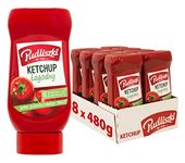 Pudliszki Heinz Mild Tomato Ketchup 480g (Pack of 8) – Mild sauce - Free From Preservatives - Multipack