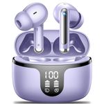 Ear Buds With Microphone Purples