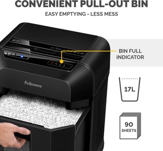 Fellowes AutoMax 90M Micro-Cut Shredder – Automatic Paper Shredding