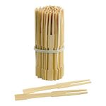 Helen's Asian Kitchen Mini Bamboo Appetizer Cocktail Forks and Buffet Party Fruit Picks, 3.5-Inches, 72-Pieces