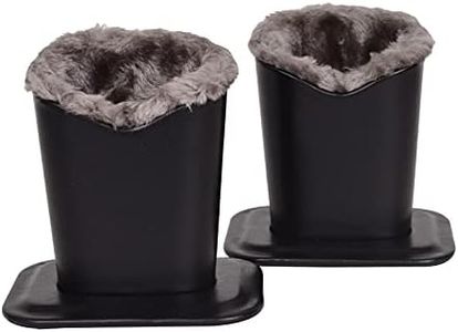 Bleiou Pack of 2 Soft Plush Lined Eyeglasses Holder Stand Protective Glasses Holder Stand (Style G)