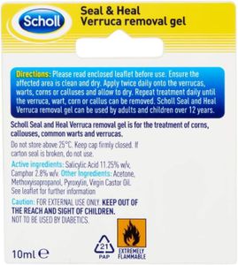 Scholl Verruca & Wart Removal Gel – Seal and Heal Treatment