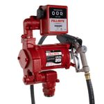 Fill-Rite FR701VL 115V 20 GPM Fuel Transfer Pump with Standard Mechanical Meter Package, Liters | for Gasoline, Diesel, Kerosene, Ethanol Blends, Methanol Blends & Biodiesel up to B20