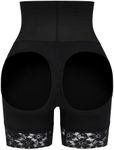 Avidlove Shapewear Tummy Control Body Shaper Short High Waisted Body Shaper Short Butt Lifting Panties Thigh Slimmer Shapewear Girdle Butt Lifter Shapewear（Black,XXL