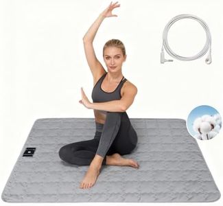 Grounding Sheet, 5% Silver Fibre & 95% Cotton of Grounding Mats, Grounding Blanket for Enhance Sleeping, Stress and Pain Relief, Reduce Inflammation, with 15ft Grounding Cord,Gray,23.6x34.1IN