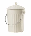 Eddingtons Eco Compost Pail Caddy Plus Filters - Cream