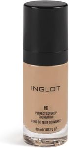 Inglot HD Perfect Coverup Foundation, For a long-lasting effect with HD pigments, Hypoallergenic, Natural flawless look, with white truffle extract, 30 ml : 76