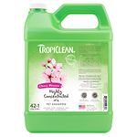 COSMOS 202658 Tropiclean High Concentrate Shampoo 42 to 1 Cherry Blossom 1 Gallon Jug