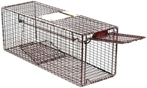 Tru Catch Tuffy 24 Humane Live Animal TrapEasy & Safe Catch & Release for Cats, Kittens, Rabbits, & Other Small Animals - Durable Light Duty TNR - (24" L x 9" H x 8" W)