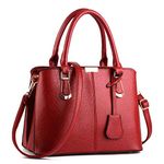 Purses and Handbags for Women Fashion Messenger Bag Ladies PU Leather Top Handle Satchel Shoulder Tote Bags