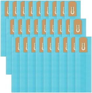 27 Pack PETOX PK80009 Disposable Vacuum Bags Replacement for Oreck Commercial XL Upright Bags, Compatible with Oreck XL Models without Bag Docks XL2000, XL8000, XL9000 and Commercial Series, Blue