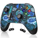 Wireless Gaming Controller for PC Windows, Phone/Switch/Steam/Steam Deck, Computer Game Controller with 4 Programmable Buttons