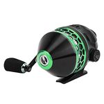 VGEBY Spinning Reel, Metal Bait Fishing Casting Reel Inner Sealing Saltwater Fish Reel Wheel Fishing Tackle Accessory (black&green) Fishing Supplies