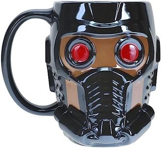 Paladone Mug 3D Starlord - Officiellement licencié, Tasse en céramique, Cadeau pour fans de Marvel, 550ml, Noir