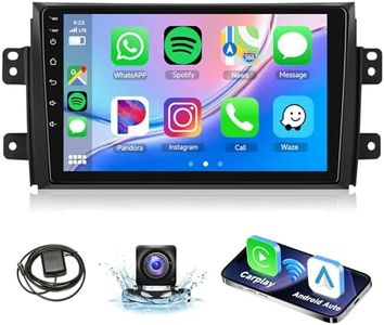 2G 32G for Suzuki SX4 2006-2013 Android Car Stereo with Apple Carplay, Rimoody 9 Inch Touch Screen Car Radio with GPS Navigation Bluetooth FM HiFi WiFi+ Backup Camera