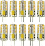 RAYHOO 10pcs G4 LED Bulbs JC Bi-Pin