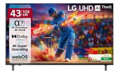 LG 108 cm (43 inches) UA82 Series 4K Ultra HD Smart webOS LED TV 43UA82006LA