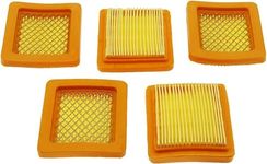 SHoRI Air Filter Cleaner for Honda GX35 Type Brush Cutter Carburetor Chainsaw Grass Trimmer Gasoline Engine Garden Tool Spare Part(Pack Of 5)