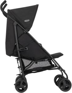 Graco EZLite Lightweight Stroller, Birth to 3 Years, Midnight Black, 6.6kg