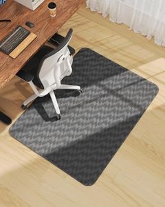 Blvornl Ultra Large Office Chair Mat for Hardwood Floor, Rolling Chair Mat for Hard Wood, Large Anti-Slip Hard Floor Protector, Heavy Duty Computer Desk Rug for Office and Home 50"*60" Deep Grey