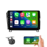 1280x720 Android 12 4+32GB 8 Core Car Radio for Toyota Tundra 2007-2013 & Toyota Sequoia 2008-2019 Stereo, 10.1" Touch Screen Upgrade Dash Kit with Apple Carplay & Android Auto/DSP, for JBL & No JBL