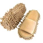 1 Pair Microfiber Dust Mop Slippers Lazy Quick Cleaning Floor Cleaning Slipper Shoes Tools Washable Bathroom Cleanning