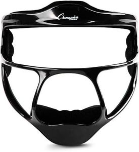 Champion Sports Magnesium Softball Face Mask - Lightweight Masks for Youth - Durable Head Guards - Premium Sports Accessories for Indoors and Outdoors - Black