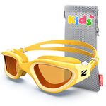 ZIONOR Kids Swim Goggles, G1MINI SE Anti-fog Clear Lens Swimming Goggles for Kid Child 6-14