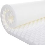 Gilbin Foam Mattress Topper, Egg Crate Hi-Density Foam Pad, Mattress Pad, and Bed Topper for Support.Convoluted Foam for Pain Relief on Pressure Sores Cot/Camp