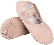 Clouh Girls Ballet Practice Shoes,Yoga Shoes for Dancing,Slippers for Kids Toddler