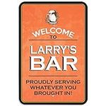 Welcome To Larry's Bar Proudly Serv