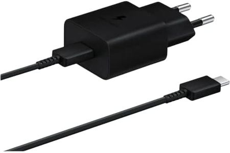 Samsung EP-T1510X Caricatore da 15W, Porta USB-C (con Cavo), Nero