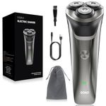 DOAO Electric Razor for Men, 2025 Upgraded Mens Electric Shavers for Men 2 in 1 Waterproof Cordless Rotary Beard Rechargeable Shaver for Face, Wet & Dry Use (A3-Pro)