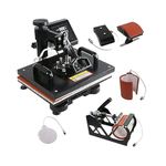 Dream Impression Heat Press 5 in 1 Digital Multi Functional Sublimation, Vinyl Printing Machine for T-Shirts (Any Flat Product), Mug, Plate Heat Press Machine 12x15 Inch | DTF PRIINTING |