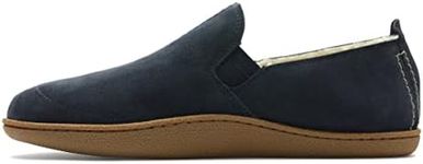 Clarks Home Mocc Suede Slippers In 