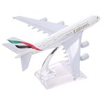 Ketsicart® Airbus A380 Emirates Airlines 1/400 Diecast Metal Airplane Model with Stand Sky Jumbo Airliner Alloy Model Kit for Aviation Enthusiast Gift