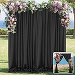 Black Backdrop Curtain for Party Bl