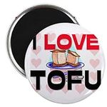 CafePress I Love Tofu Magnet 2.25" 