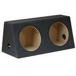 Inex Speaker Subwoofer Enclosure 12 in 30 cm MDF Twin Sealed Car Audio Bass Box 60L IX-C1230X2