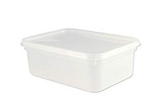 ACME Food Safe 2 Litre Ice Cream Container Tub with lids/Plastic Food Storage Container with Lids (10)