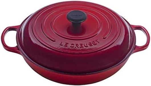 Le Creuset Enameled Cast Iron Signature Braiser, 3.5 qt., Cerise