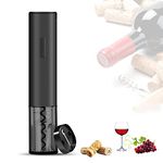 Electric Wine Bottle Opener Automatic Wine Opener Corkscrew with Foil Cutter Reusable Wine Opener Gift for Waiter Women in Home Kitchen Party Bar Outdoor