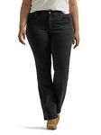 Lee Women's Plus Size Ultra Lux Comfort with Flex Motion Bootcut Jean, Midnight Bloom, 18 Plus Petite