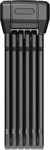 ABUS Bordo 6200K 90 SH Folding Lock - Flexible Bicycle Lock with Bracket - Lock Body Can Be Rotated 360 Degrees - High Security Thanks to Hardened Steel and XPlus Cylinder - 94 cm, Black