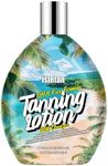 isletan Pineapple Dark Bronzing Tanning Lotion For Indoor Tanning Bed Accelerator, Outdoor Tanning Lotion With Bronzer To Get Dark Fast For Tattoo, 13.5fl.oz