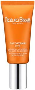 Natura Bisse C+C Vitamin Eye - Antioxidant Gel Cream with Caffeine & Ginseng - Helps Reduce Dark Circles & Puffiness - Soft Citrus Scent - 0.5 oz