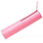 Peach Bands Barbell Pad with Secure Straps for Squats and Hip Thrusts (Pink Vegan Leather)