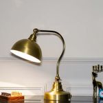 KAPOOR E-ILLUMINATIONS Hesley Brass Indian Ethnic Study Lamp