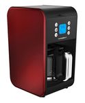 Morphy Richards 162009 Pour Over Filter Coffee Maker, 1.8 Litre, 900 W, Red, Morphy Richards Coffee Machine