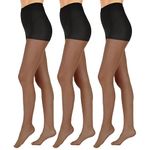 L'eggs womens L'eggs Everyday Women's Nylon Pantyhose Control Top Panty - Multiple Packs Available, Off Black 3 Pack, B